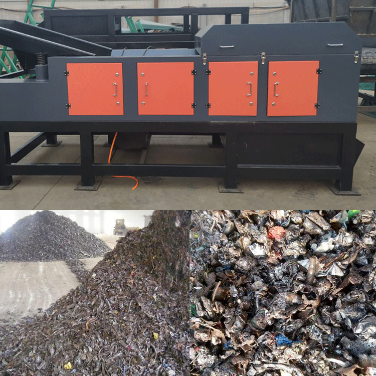 渦電流分選機(jī)如何分離生活焚燒料中有色金屬