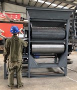 批量易拉罐自動壓縮裝置 壓扁機