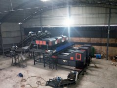 渦電流分選金屬流水線布置