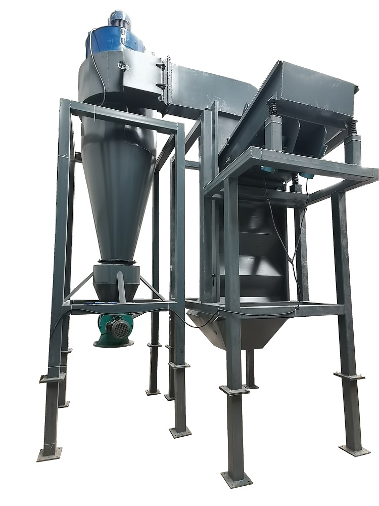 空氣分選機是利用什么原理去除毛絮的？