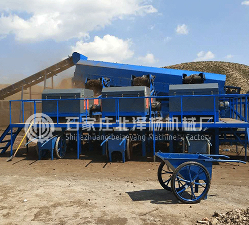 分選設(shè)備安裝現(xiàn)場