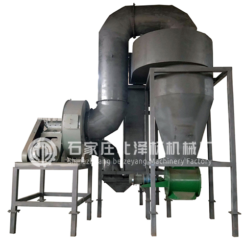 立式空分機去除輕飄雜料留下可回收的物料